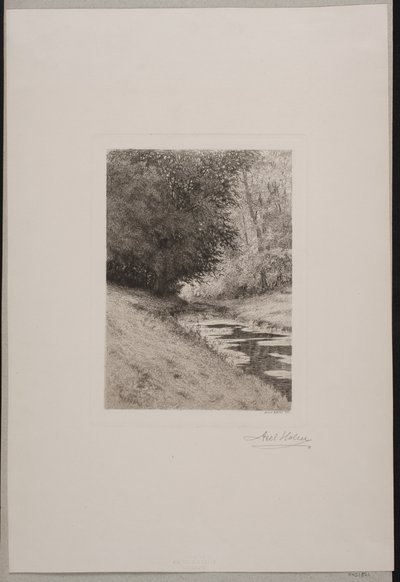 Danois : La rivière à Charlottenlund - Axel Holm