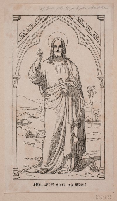 Christ bénissant - Axel Theodor Kittendorff