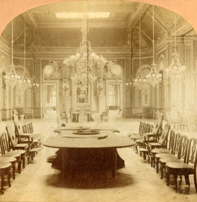 La grande salle dans la maison de jeu à Monte Carlo, 1897 - B. W. Kilburn