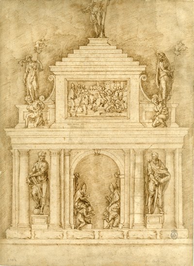 Projet pour les tombes de Léon X et Clément VII - Baccio Bandinelli