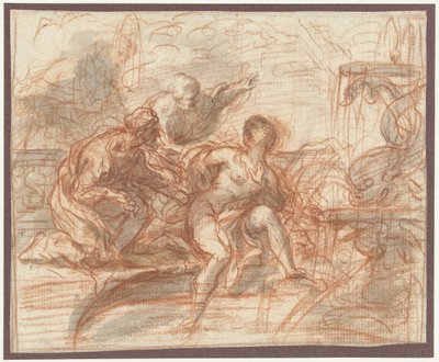 Suzanne et les vieillards - Baldassare Franceschini (attributed to)