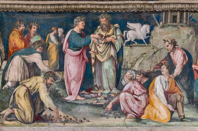 Parnasse, avec Pégase et Poètes - Baldassarre Peruzzi