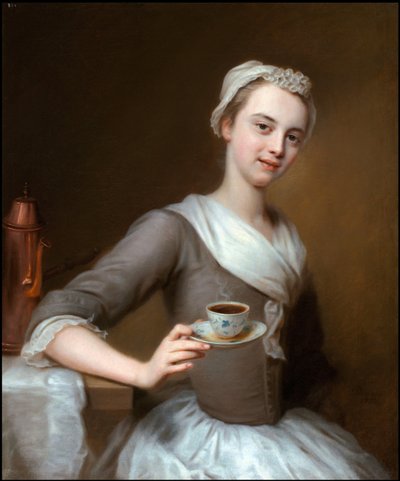 Offrir une tasse de café - Balthasar Denner