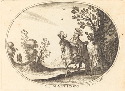 Saint Martin et le Mendiant - Balthasar Moncornet