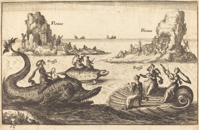 Déesses sur la Rivière - Balthasar Moncornet after Remigio Cantagallina