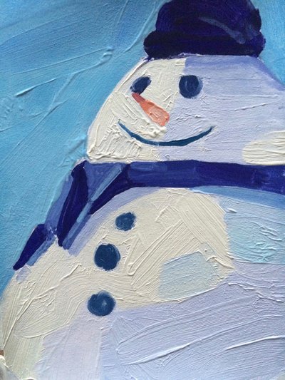 Bonhomme de neige - Barbara Hoogeweegen