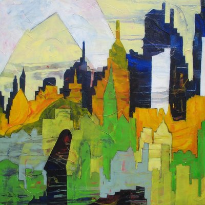 Calques de paysages urbains abstraits - Barbara Piatti