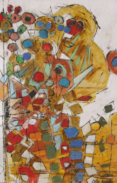 Formes colorées abstraites - Barbara Piatti