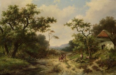 Paysage de campagne - Barend Cornelis Koekkoek