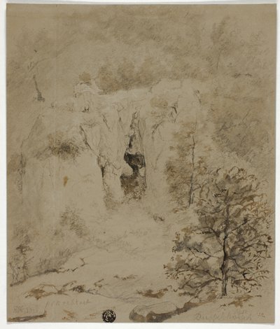 Paysage rocheux - Barend Cornelis Koekkoek