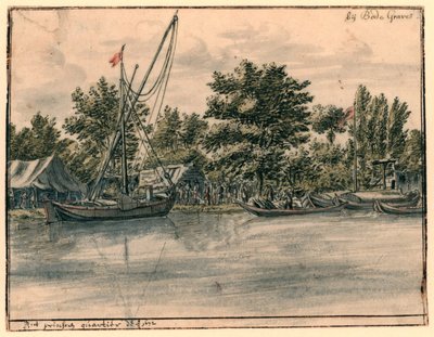 Vue du quartier de Guillaume III près de Bodegraven - Barend Klotz (possibly)