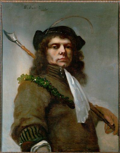 Autoportrait de Fabritius en berger ... (huile sur toile) - Barent Fabritius