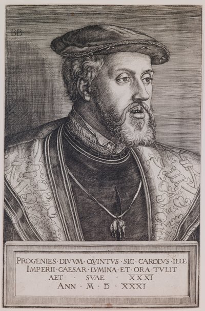 Portrait de Charles Quint - Barthel Beham