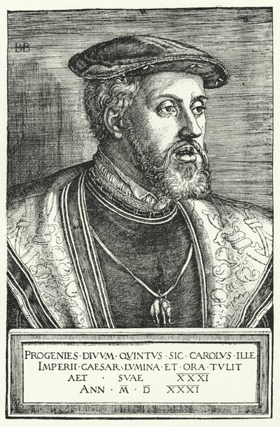 Charles V, Empereur du Saint-Empire romain germanique - Barthel after Beham