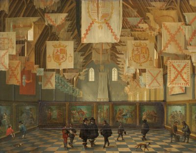 La Grande Assemblée de 1651 dans la Grande Salle du Binnenhof, La Haye - Bartholomeus van Bassen