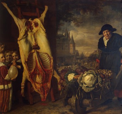 Le Nieuwmarkt à Amsterdam - Bartholomeus van der Helst