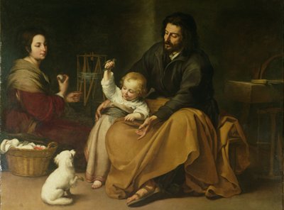 La Sainte Famille avec le petit oiseau, vers 1650 - Bartolomé Esteban Murillo