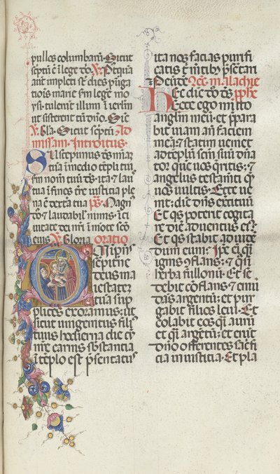 Missale : Fol. 270 : Présentation du Christ à Siméon, 1469 - Bartolomeo Caporali