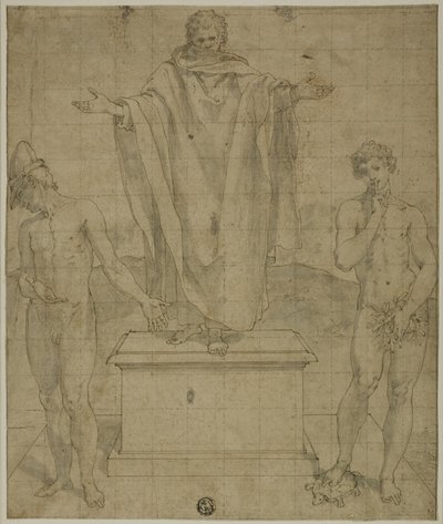 Étude pour Allégorie de la Foi et du Silence - Bartolomeo Cesi
