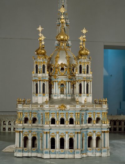 Projet pour le Monastère de la Vierge de la Résurrection (Smolny) à Saint-Pétersbourg - Bartolomeo Franceso Rastrelli