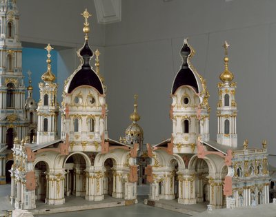Projet pour le monastère de la Vierge de la Résurrection à Saint-Pétersbourg - Bartolomeo Franceso Rastrelli