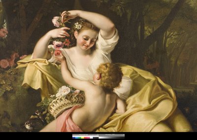Allégorie du Printemps, 1705-09 (détail) - Bartolomeo Guidobono