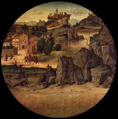 Paysage avec châteaux - Bartolomeo Montagna