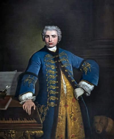 Portrait de Farinelli - Bartolomeo Nazari