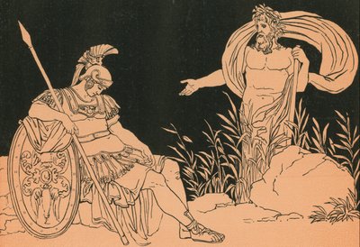 Énée et le Tibre - Bartolomeo Pinelli