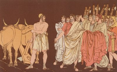 Cincinnatus appelé à être dictateur - Bartolomeo Pinelli