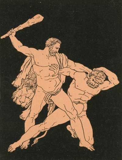 Hercule et Cacus - Bartolomeo Pinelli