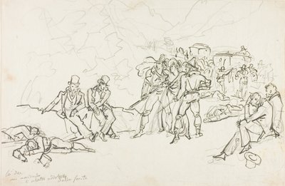 Le hold-up de la diligence - Bartolomeo Pinelli