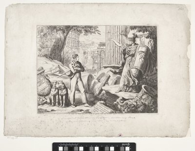 Page de titre avec Bartolomeo Pinelli et Rome - Bartolomeo Pinelli