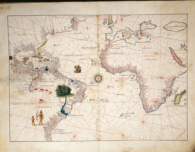 Afrique, Europe et partie des Amériques, de l