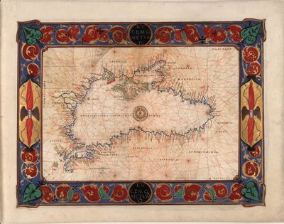 Carte de la mer Noire incluant une partie de la Roumanie, de la Bulgarie, de la Turquie, de l