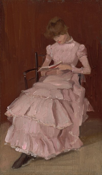 Fleur de pêcher, vers 1890-1894 (huile sur bois) - Beatrix Whistler