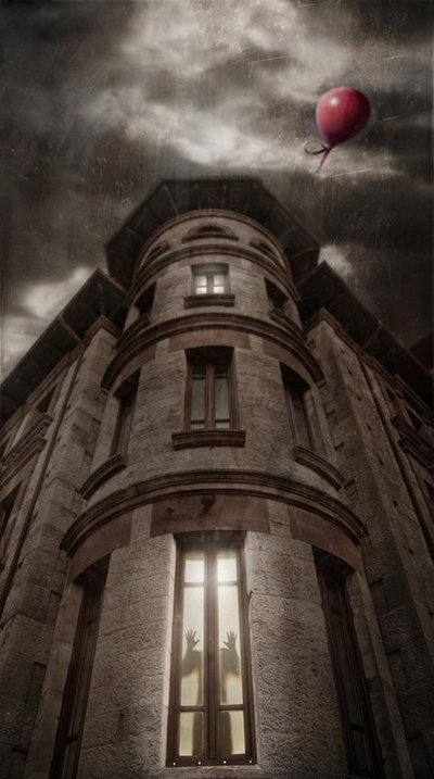 La maison hantée au ballon rouge - Beatriz Ballesteros Pérez