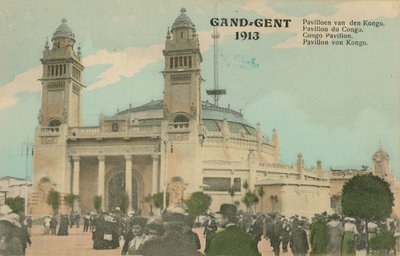Pavillon du Congo; Gand; 1913 - Belgian Photographer