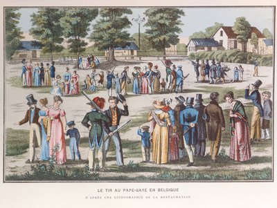 Jeu de Papegay en Belgique - Belgian School