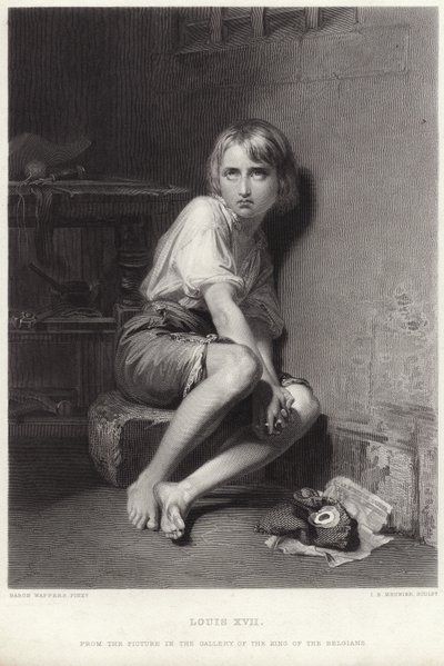 Louis XVII au Temple - Belgian School