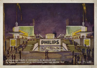 Pavillons Philips, Exposition internationale de Bruxelles, 1935 - Belgian School