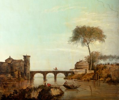 Deuxième salle arrière, salle de réunion, fresques avec scènes rurales de style classique, vers 1810, scène 2 - Belgian School