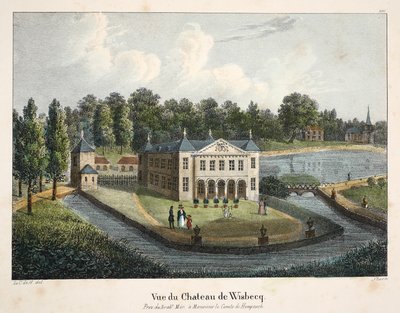 Vue du Château de Wisbecq, vers 1895 - Belgian School