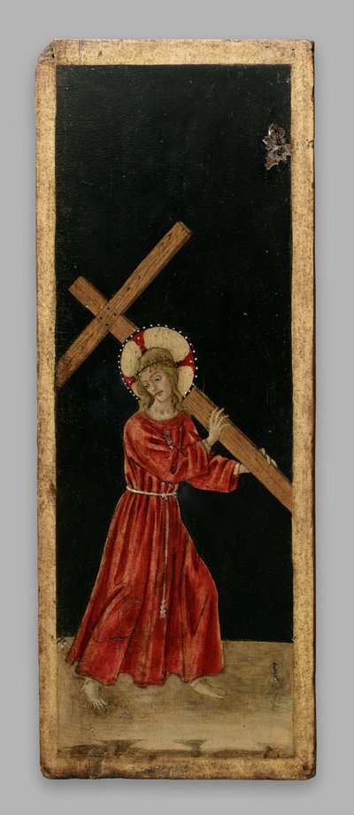 Christ portant la croix; Christ le Rédempteur; la Crucifixion - Benedetto Bonfigli