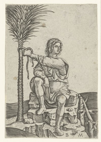 Homme assis près d