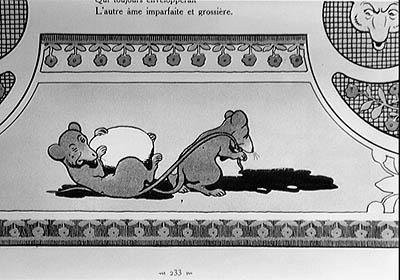 Les deux rats, les renards et l