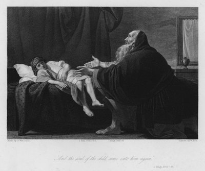 Élie ressuscite le fils de la veuve - Benjamin (after) West