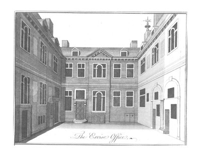 Le Bureau des accises, vers 1756 - Benjamin Cole