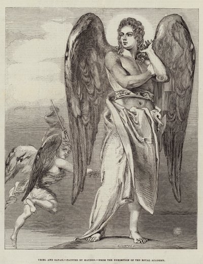 Uriel et Satan - Benjamin Haydon