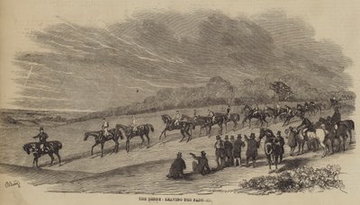 Le Derby, quittant le paddock - Benjamin Herring
